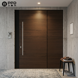 Classic European Style Pivot Door Decorative Forged Metal Entrance Pivot Door Durable Main Gate for Luxury Residence