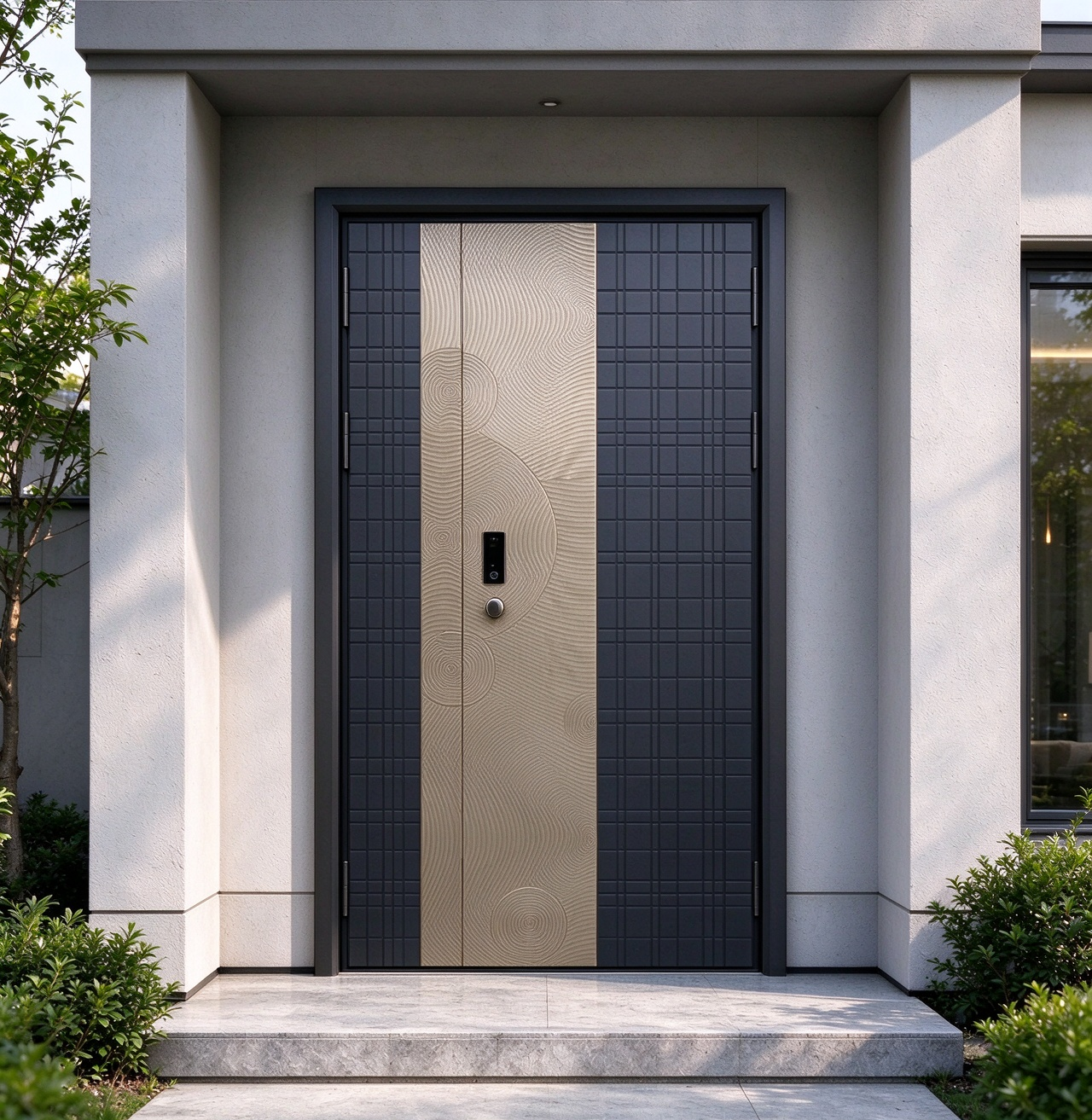 Durable Smart Door Made In Our Factory Anti Theft Intelligent Door For House And Apartment