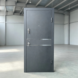 Luxury Main Russia Security Door Front Metal Back MDF Design Exterior Russia Steel Door for Home