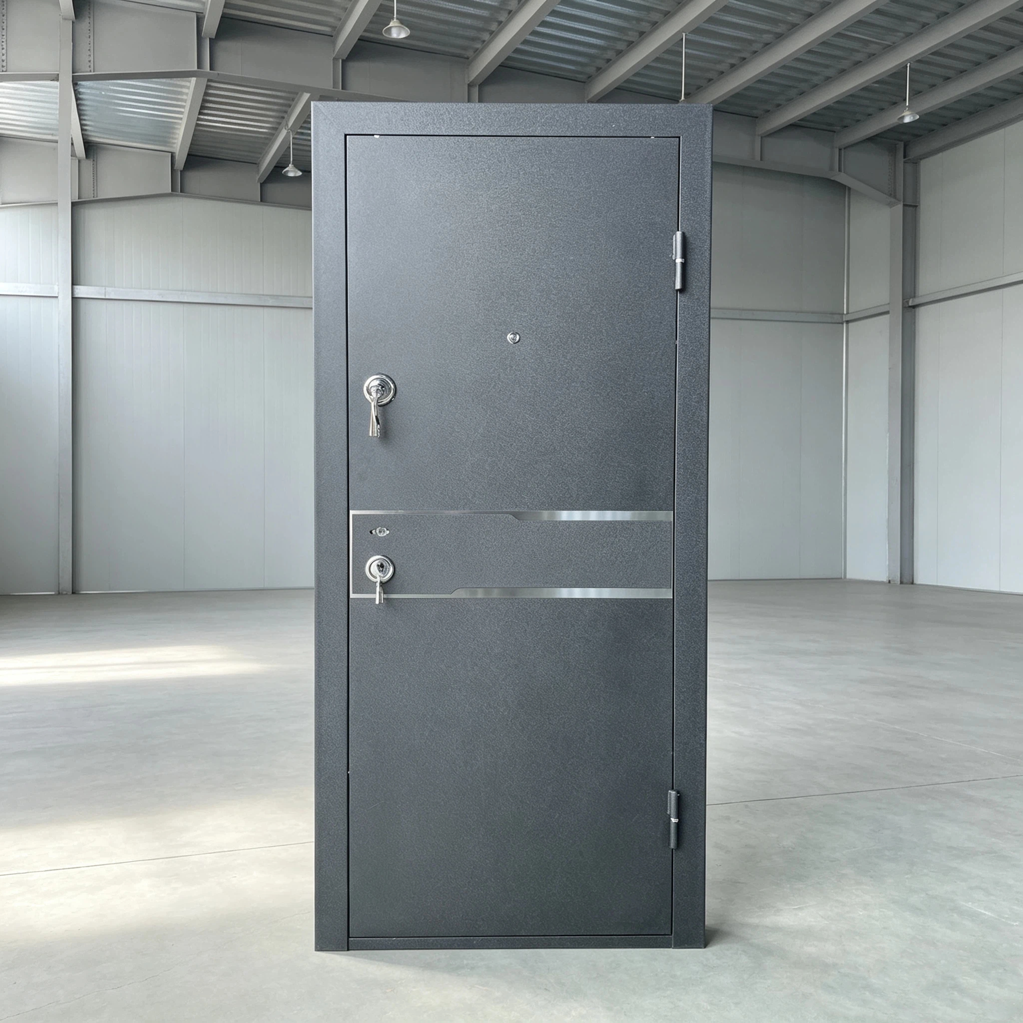Luxury Main Russia Security Door Front Metal Back MDF Design Exterior Russia Steel Door for Home