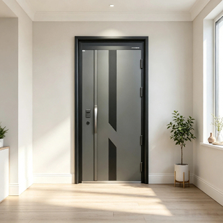 Custom Modern Exterior Steel Door Security Entry Front Door