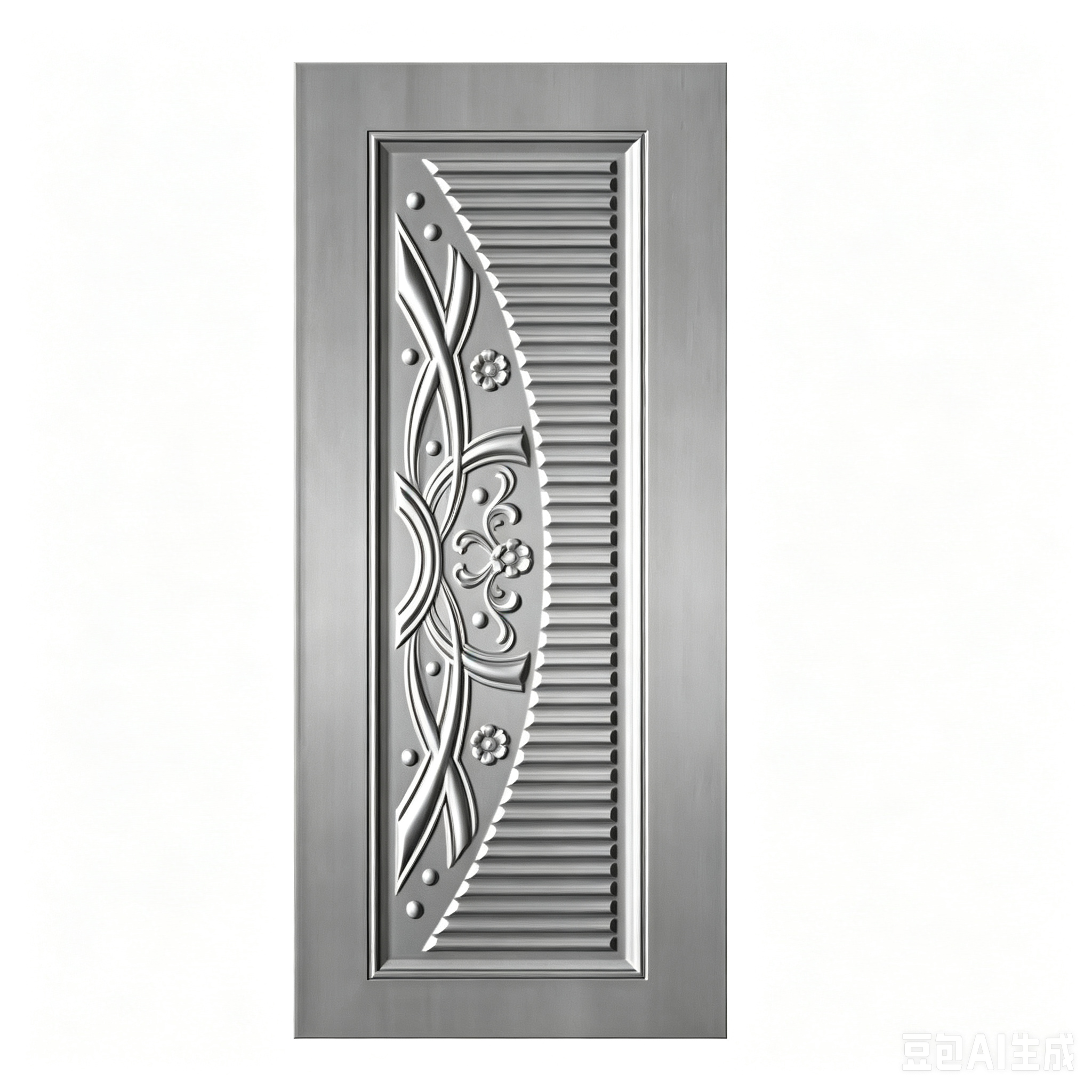 Premium Exterior Steel Door Panels Rust Proof Metal Skins for Modern House Front Entrances