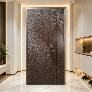 Wholesale Security Steel Door Cast Aluminum Panel for Residential House