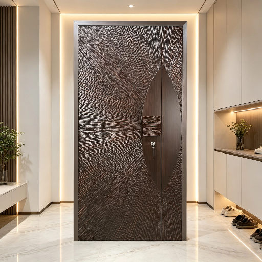 Wholesale Security Steel Door Cast Aluminum Panel for Residential House