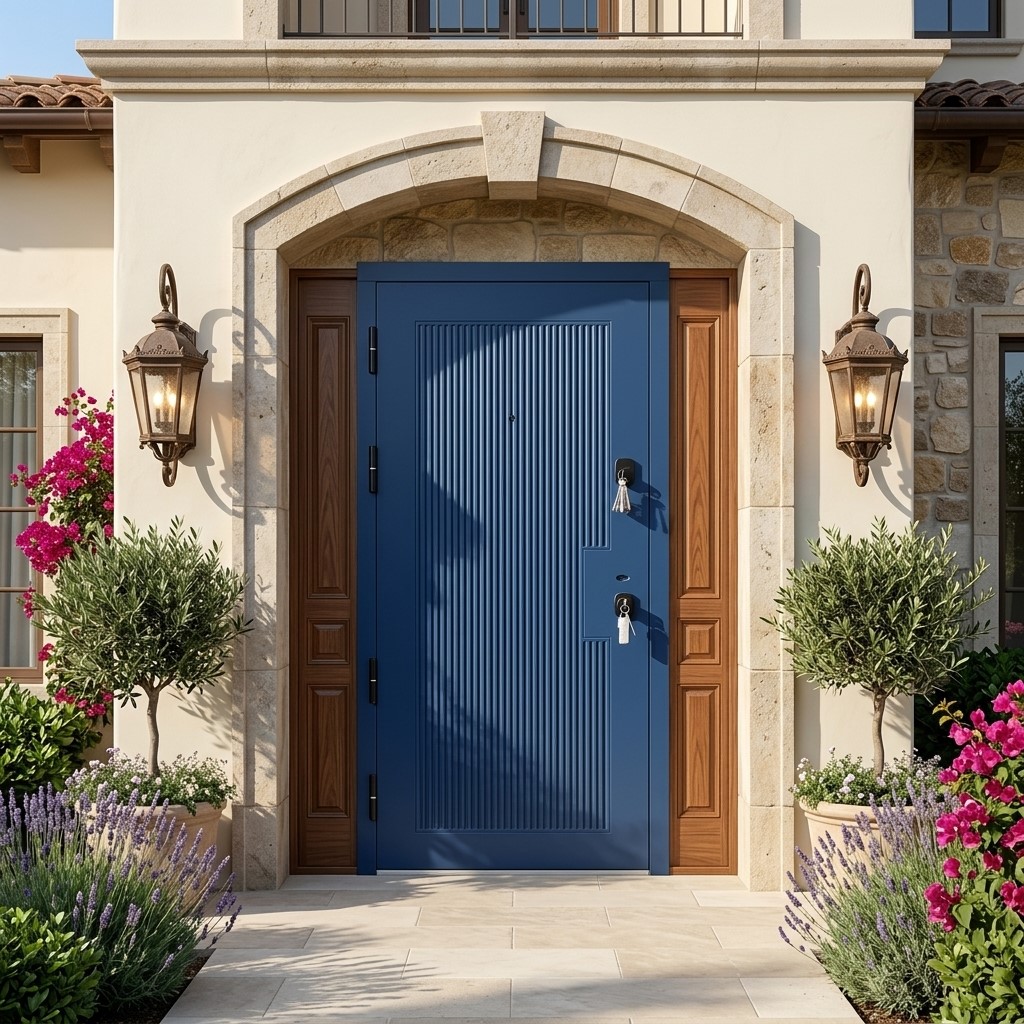 China Supplier New Design Steel Doors Factory Price Exterior Steel Wooden Iron Russia Door