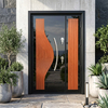 Modern Steel Front Door Waterproof and Rust-Resistant Exterior Turkey Door for Project