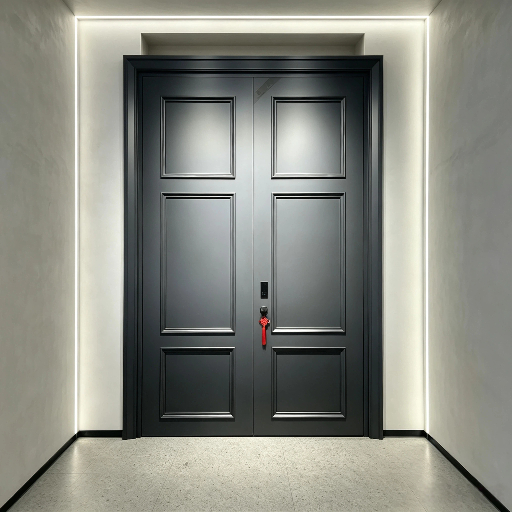 Smart Door Factory Wholesale Modern Biometric Security Door