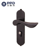 LS25 Contemporary Simple Style Stainless Steel Matte Black Door Handles