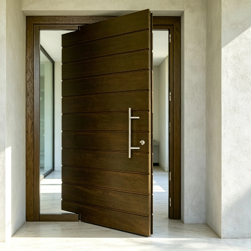 Residential Modern Pivot Door Factory Direct Sale Customized Large Pivot Entrance Door Wholesale High Durability Pivot Front Door For House Main Entrance