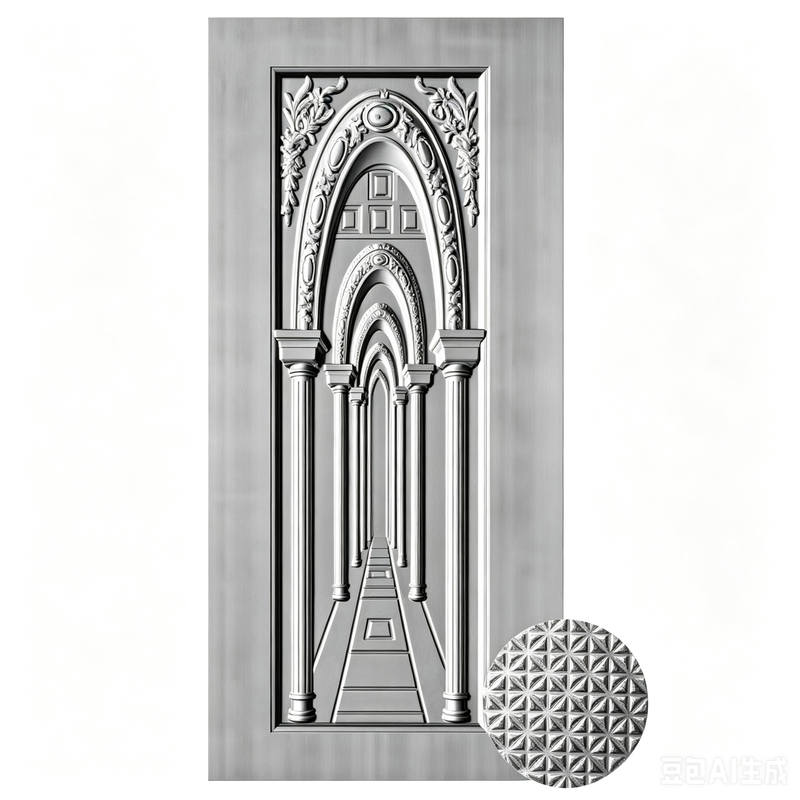 Custom Metal Sheet Solutions for Secure Exterior Doors Engineering Excellence for Custom-Sized Villa Entrances