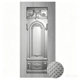 Customizable Steel Door Skin Options Innovative Design Patterns and Robust Construction for Modern Villa Entrances and Luxury Home Security