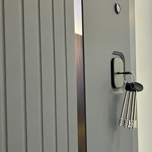 China Supplier Modern Design Steel Doors Factory Direct Price Exterior Russia Door