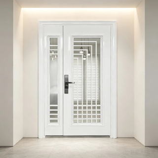 Contemporary Glass Door For Bedroom And Kitchen With Smooth Track And Heavy Duty Hardware Included